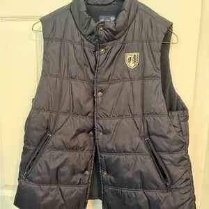 American Eagle Outfitters Navy Blue Puffer Vest